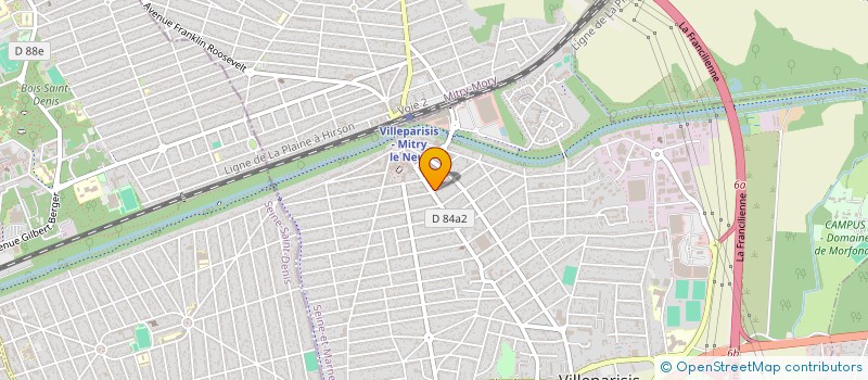 localisation de l'entreprise SYND COPRO 1 AVENUE PERRATON  VILLEPARISIS