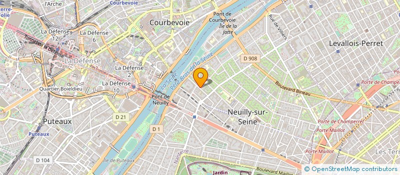 localisation de l'entreprise SYND COPRO 1 BD DE LA SAUSSAYE à NEUILLY-SUR-SEINE