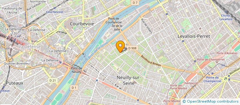 localisation de l'entreprise SYND COPRO 1 BIS AV DU CHATEAU à NEUILLY-SUR-SEINE