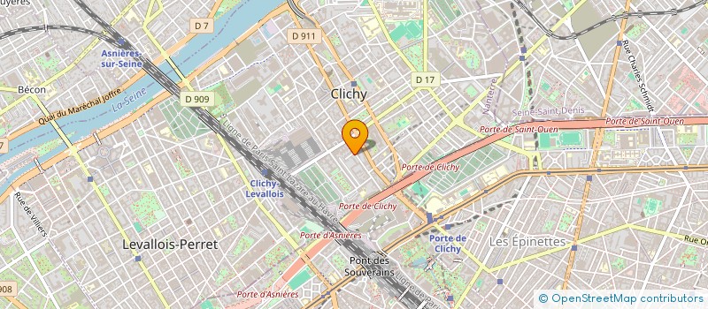 localisation de l'entreprise SYND COPRO 1 CITE NOUVELLE à CLICHY