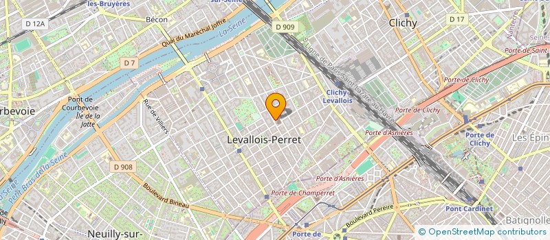 localisation de l'entreprise SYND COPRO 1 PL ETIENNES D'ORVES à LEVALLOIS-PERRET