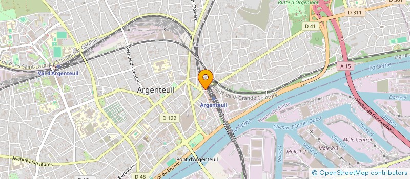 localisation de l'entreprise SYND COPRO 1 PL P SEMARD  ARGENTEUIL