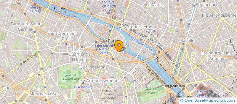 localisation de l'entreprise SYND COPRO 1 QUAI DE MONTEBELLO  PARIS