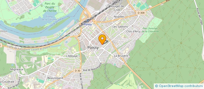 localisation de l'entreprise SYND COPRO 1 R CHARLES MARECHAL  POISSY