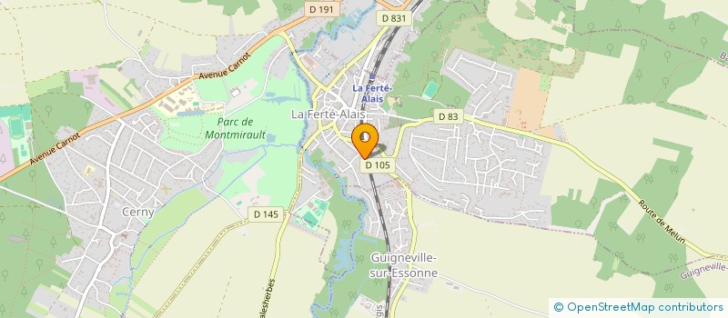 localisation de l'entreprise SYND COPRO 1 R DE LA GRILLE  LA FERTE-ALAIS