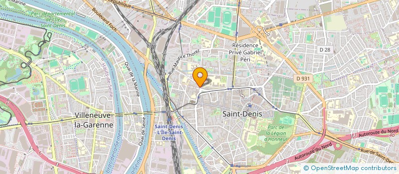 localisation de l'entreprise SYND COPRO 1 R GASTON PHILIPPE ST DENIS à SAINT-DENIS