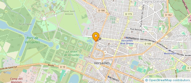 localisation de l'entreprise SYND COPRO 1 R PAROISSE à VERSAILLES