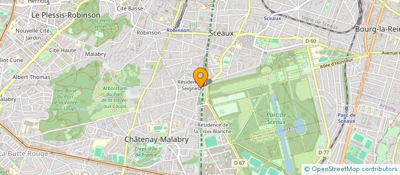 localisation de l'entreprise SYND COPRO 1 RUE AUGUSTE POUILLE  CHATENAY-MALABRY