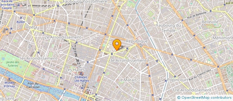 localisation de l'entreprise SYND.COPRO. 1 RUE BORDA  PARIS