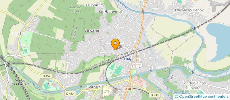 localisation de l'entreprise SYND COPRO 1 RUE CLEMENC ET 26 RUE PASTE à ESBLY