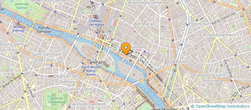 localisation de l'entreprise SYND COPRO 1 RUE DU PONT LOUIS PHILIPPE  PARIS