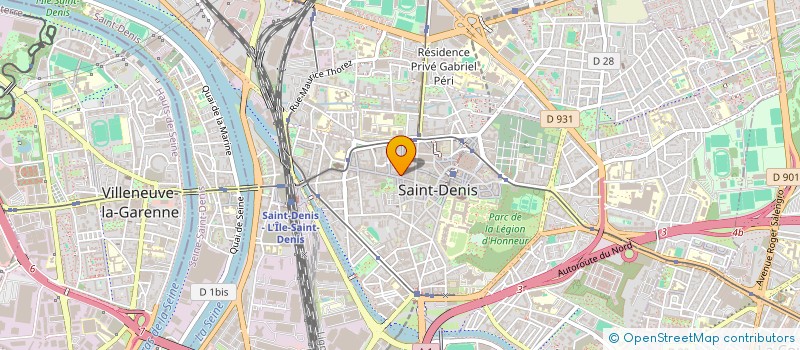 localisation de l'entreprise SYND COPRO 1 RUE FONTAINE  SAINT-DENIS