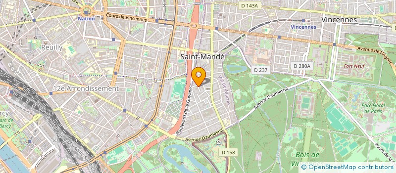 localisation de l'entreprise SYND COPRO 1 VILLA MARCES  SAINT-MANDE