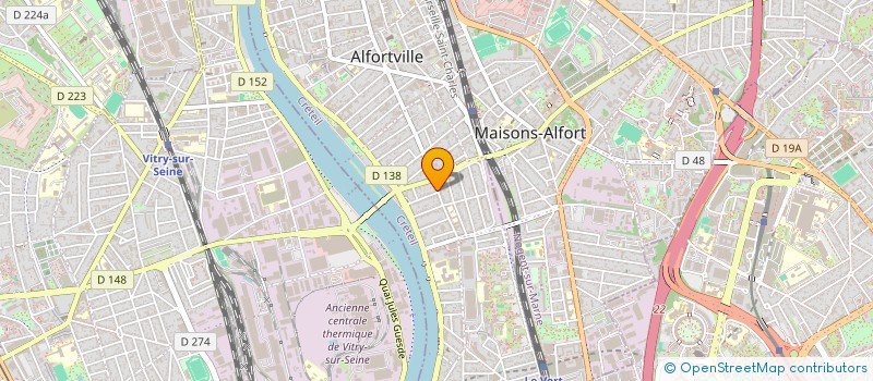 localisation de l'entreprise SYND COPRO 10 BIS RUE ETIENNE DOLET  ALFORTVILLE