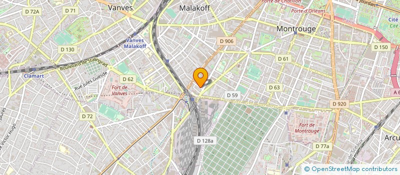 localisation de l'entreprise SYND COPRO 10 R GERMAIN DARDAN  MONTROUGE