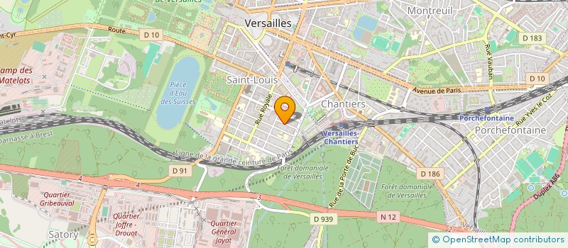 localisation de l'entreprise SYND COPRO 10 R HAZARD 78 VERSAILLES à VERSAILLES