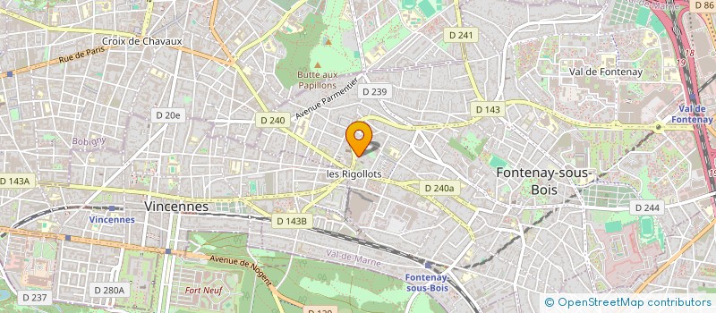 localisation de l'entreprise SYND COPRO 10 RUE ANDRE LAURENT à FONTENAY-SOUS-BOIS