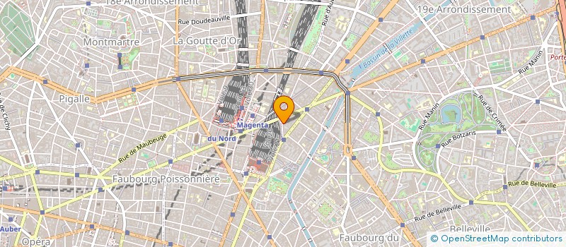 localisation de l'entreprise SYND COPRO 10 RUE CHATEAU LANDON  PARIS