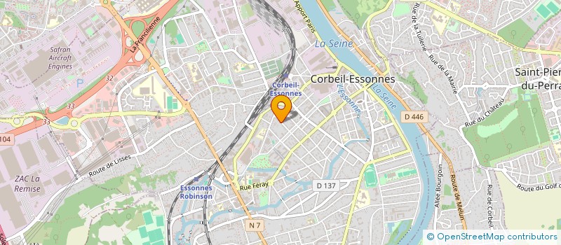 localisation de l'entreprise SYND COPRO 10 RUE OBERKAMPF à CORBEIL-ESSONNES