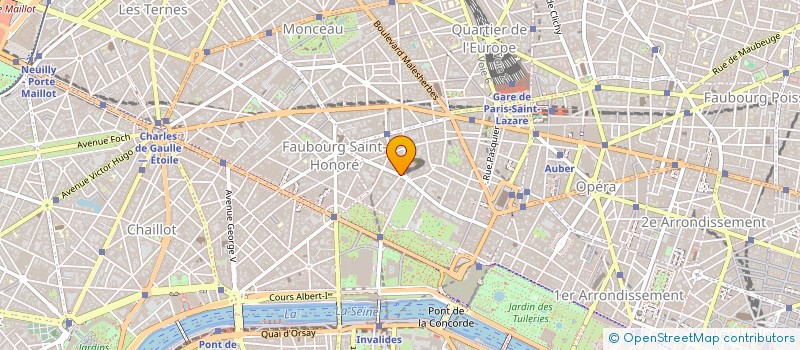 localisation de l'entreprise SYND COPRO 102 RUE FBG ST HONORE 75008  PARIS