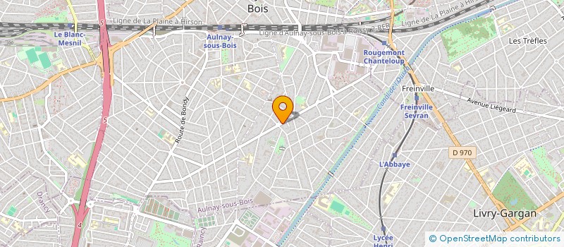 localisation de l'entreprise SYND COPRO 103 105 AV DE NONNEVILLE à AULNAY-SOUS-BOIS