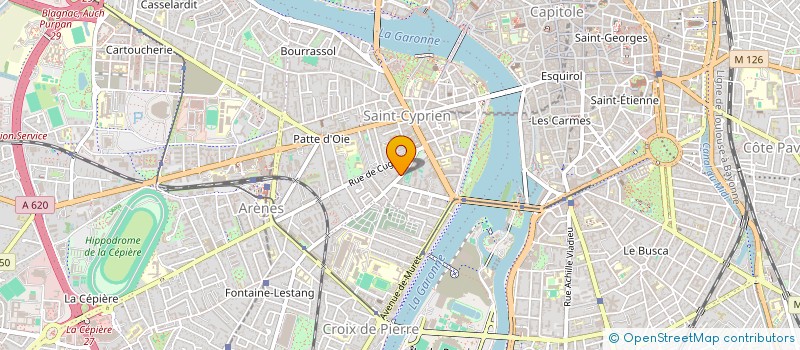 localisation de l'entreprise SYND COPRO 103 RUE DES ARCS ST CYPRIEN à TOULOUSE