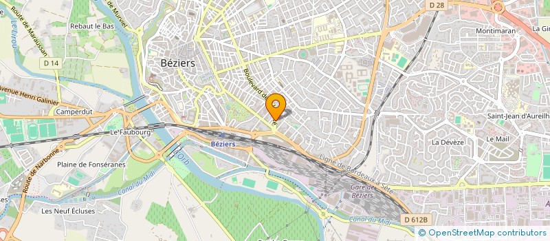 localisation de l'entreprise SYND COPRO 104 BD DE LA LIBERTE  BEZIERS