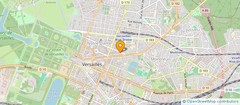 localisation de l'entreprise SYND COPRO 104 R PAROISSE 78 VERSAILLES à VERSAILLES