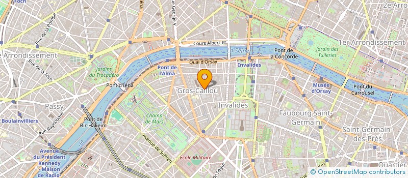 localisation de l'entreprise SYND COPRO 105 107 RUE ST DOMINIQUE  PARIS