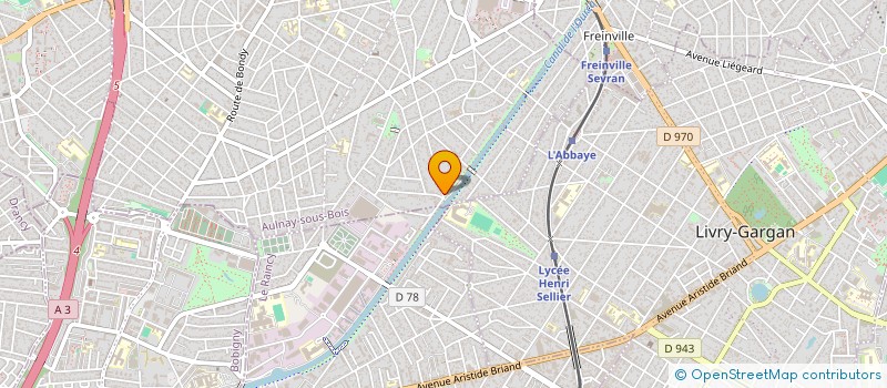 localisation de l'entreprise SYND COPRO 105 RUE PIERRE JOUHET à AULNAY-SOUS-BOIS