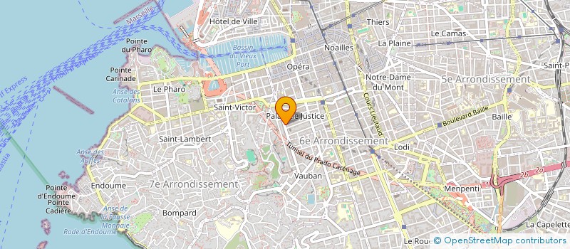 localisation de l'entreprise SYND COPRO 106 R BRETEUIL à MARSEILLE