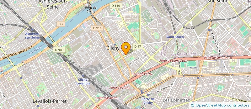 localisation de l'entreprise SYND COPRO 109 RUE HENRI BARBUSSE à CLICHY