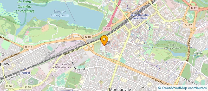 localisation de l'entreprise SYND COPRO 11 A 27 R CHAMP D'AVOINE  MONTIGNY-LE-BRETONNEUX