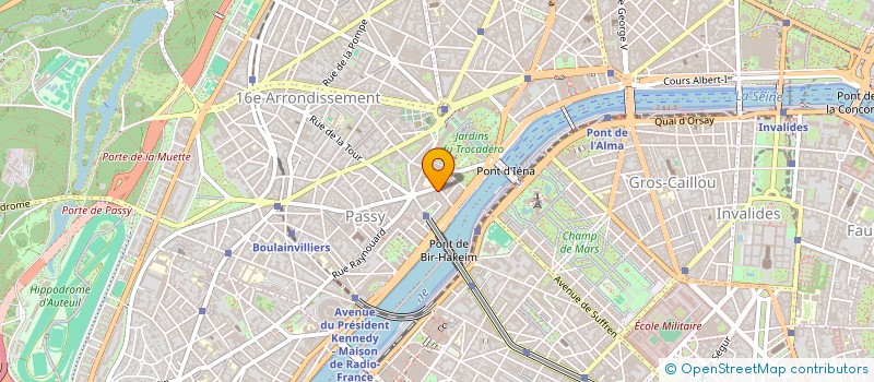 localisation de l'entreprise SYND COPRO 11 B BD DELESSERT  PARIS