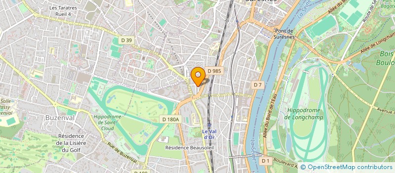 localisation de l'entreprise SYND COPRO 11 R DE L'HIPPODROME à SURESNES