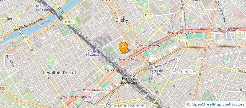 localisation de l'entreprise SYND COPRO 11 R DES CAILLOUX à CLICHY