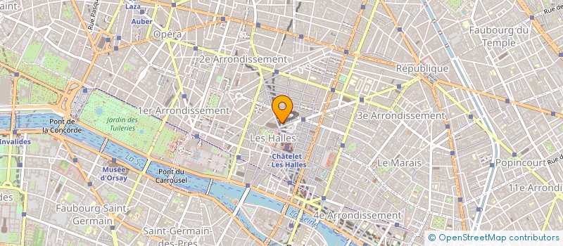 localisation de l'entreprise SYND COPRO 11 R MONTORGUEIL PARIS 1  PARIS