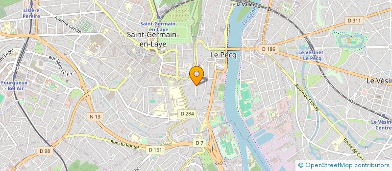 localisation de l'entreprise SYND COPRO 11 R VICTOR HUGO  LE PECQ