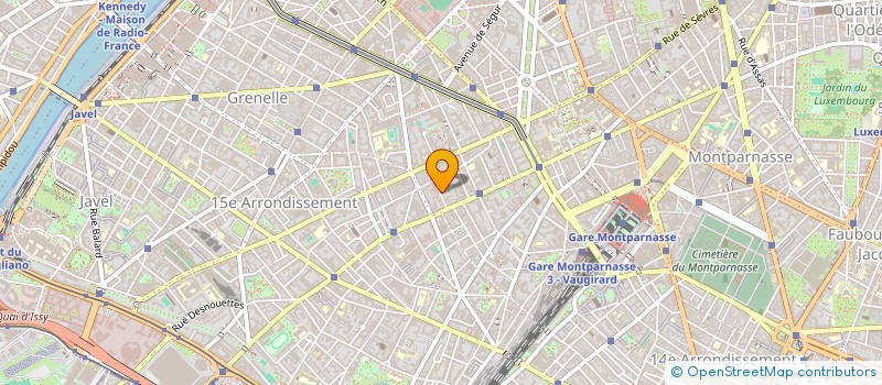localisation de l'entreprise SYND COPRO 11 RUE BORROMEE 75015 PARIS  PARIS