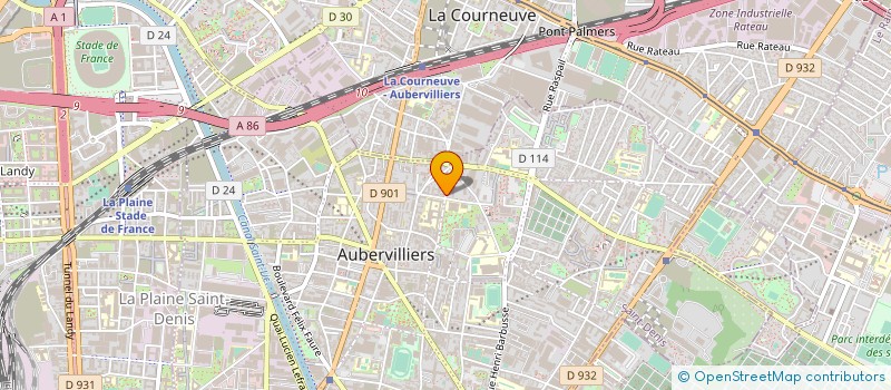 localisation de l'entreprise SYND COPRO 11 RUE CDT L HERMINIER à AUBERVILLIERS