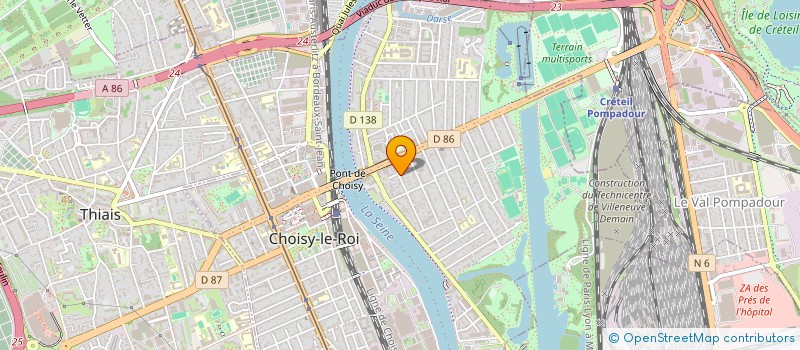 localisation de l'entreprise SYND COPRO 11 RUE CHEVREUL à CHOISY-LE-ROI