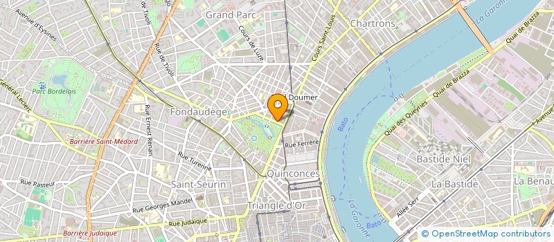 localisation de l'entreprise SYND COPRO 11 RUE D AVIAU  BORDEAUX