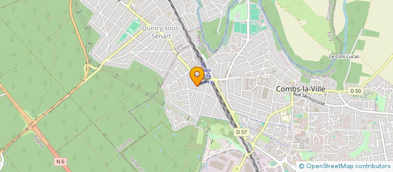 localisation de l'entreprise SYND COPRO 11 RUE DES FRERES MOREAU  COMBS-LA-VILLE