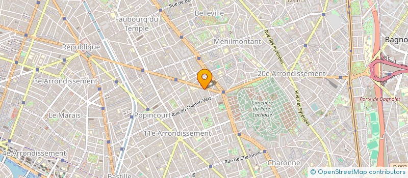 localisation de l'entreprise SYND COPRO 110 AV DE LA REPUBLIQUE  PARIS