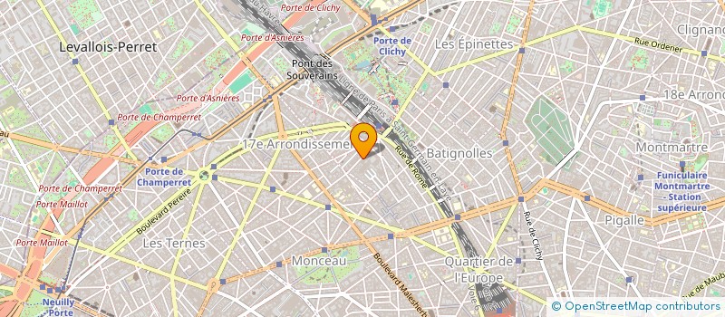 localisation de l'entreprise SYND COPRO 114 RUE CARDINET  PARIS