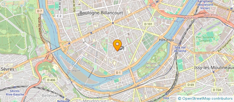 localisation de l'entreprise SYND COPRO 115 R POINT DU JOUR à BOULOGNE-BILLANCOURT