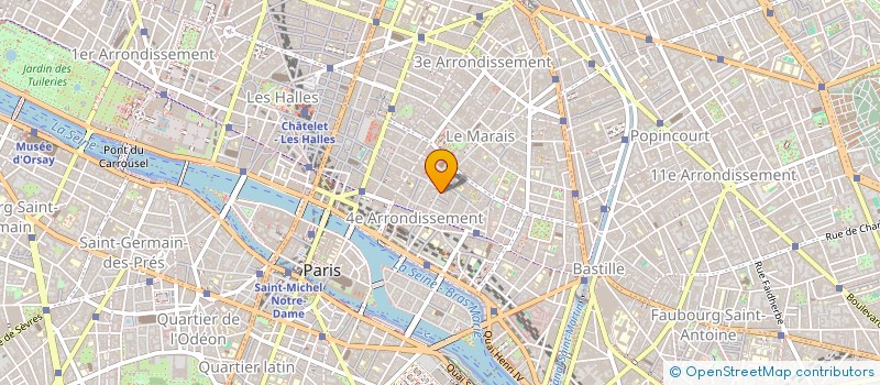 localisation de l'entreprise SYND COPRO 117 VIEILLE TEMPLE  PARIS