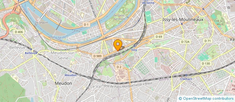 localisation de l'entreprise SYND COPRO 119-121 AV DE VERDUN à ISSY-LES-MOULINEAUX