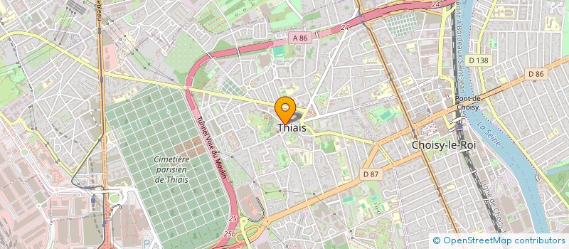 localisation de l'entreprise SYND COPRO 11ET 13 RUE MAUREPAS à THIAIS