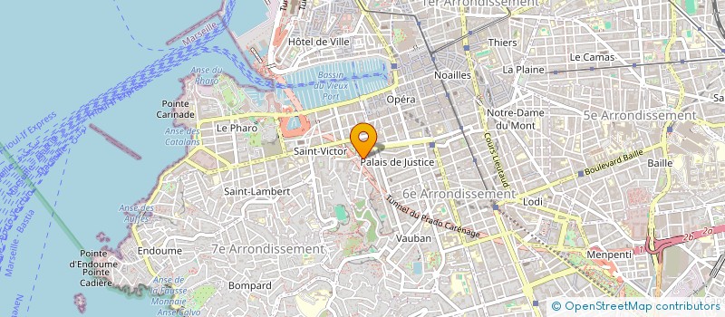 localisation de l'entreprise SYND COPRO 12 14 16 BD AUNE à MARSEILLE
